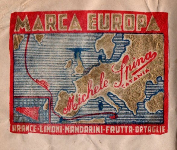 Marca europa michele spina catania arance limoni mandarini frutta ortaglie