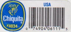 Chiquita #4034 usa 074904061115