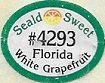 Seald sweet #4293 florida white grapefruit