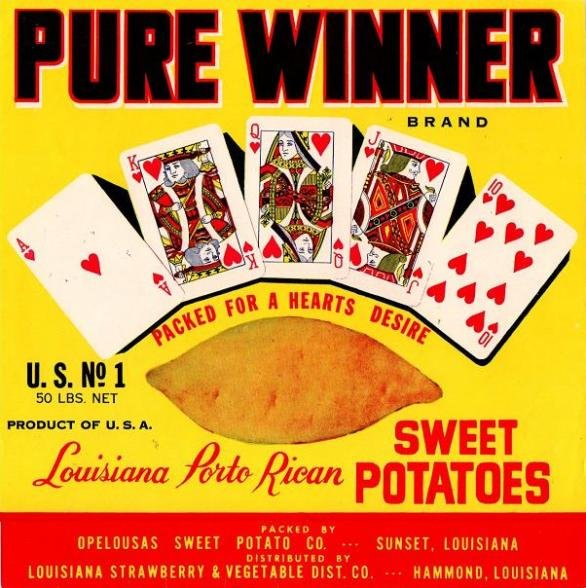 pure winner sweet patatoes produce of usa