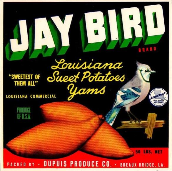 jay bird sweet patatoes produce of usa