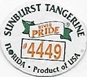 River pride sunburst tangerine #4449 florida product of usa