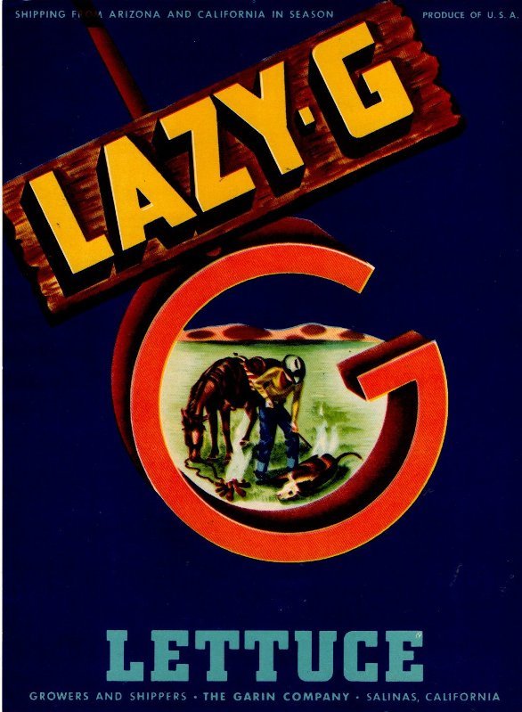lazy-g lettuce produce of usa