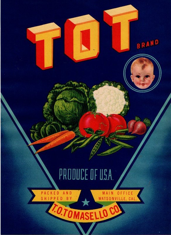 tot brand produce of usa
