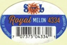 Sol royal melon 4334 product og guatemala produit du guatemala 70737504334