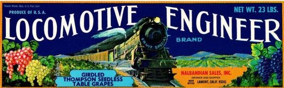 locomotive engineer table grapes produce of usa