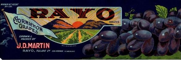 rayo cornichon grapes