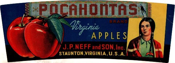 pocahontas apples usa