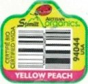 Stemilt Artisan organics certifie bio certified wsda 94044 usa yellow peach