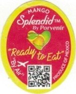 Splendid by Porvenir mango ready to eat by air produce of mexico