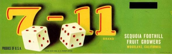 7-11 produce of usa