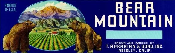 bear mountain produce of usa