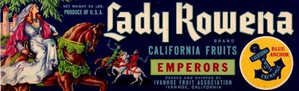 lady rowena emperors produce of usa