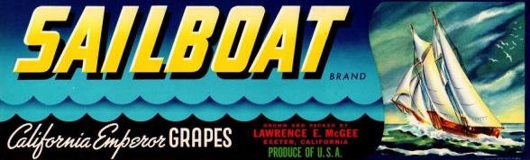 sailboat emperor grapes produce of usa