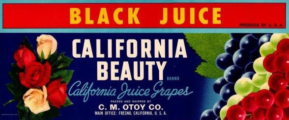 california beauty grapes produce of usa