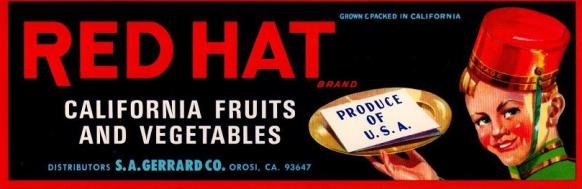 red hat produce of usa