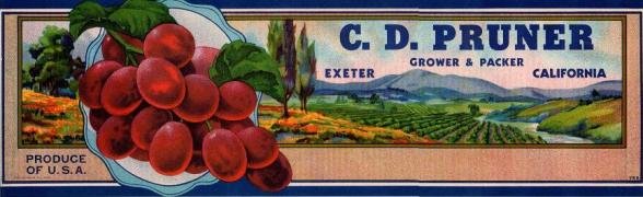 c. d. pruner produce of usa