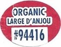organic large d anjou #94416