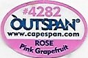 Outspan #4282 www.capespan.com rose grapefruit