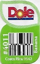 Dole #4011 banana costa rica 0542