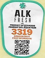 Alk fresh product of ecuador 3319 dragon fruit