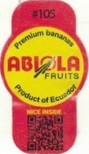 Abiola fruits #105 premium bananas product of ecuador nice inside