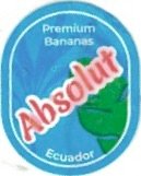 Absolut premium bananas ecuador