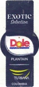 Dole exotic selection plantain turbana colombia