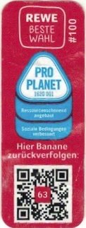 Rewe beste wahl #100 pro planet hier banane zuruckerfolgen: 63