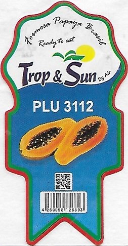 Trop & sun by air formosa papaya brasil ready to eat plu 3112 4260058126893