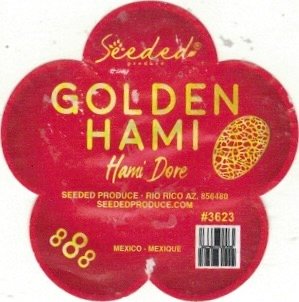 Seeded produce golden hami hami dore #3623 888 mexico mexique