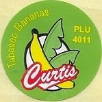 Curtis tabasco bananas plu 4011