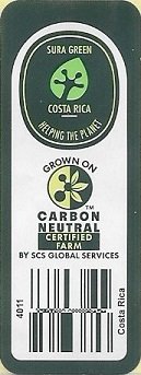 Sura green costa rica helping the planet grown on carbon neutral certified farm 4011