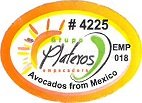 grupo plateros empacadora #4225 emp 018 avocados from mexico