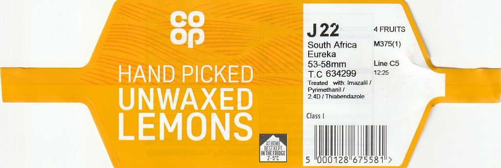 coop hand picked unwaxed lemons 5000128675581>
