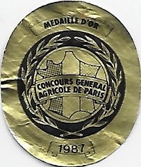 Concours general agricole de paris medaille d or 1987