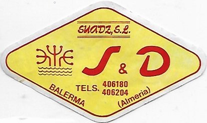 S & d suadz sl tel.406180 406204  balerma (almeria)