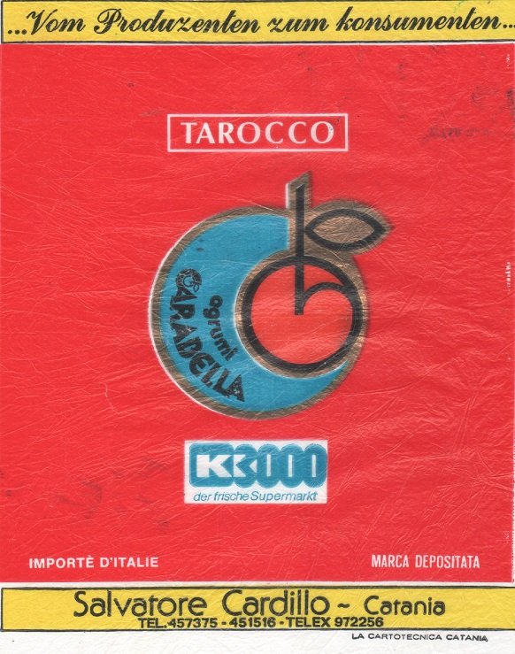 Tarocco agrumi arabella k3000 der frische supermarkt vom produzenten zum konsumenten salvatore cardillo catania importe d italie