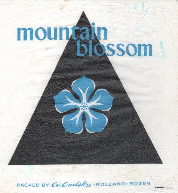 mountain blossom packed by w. cadsky bolzano bozen