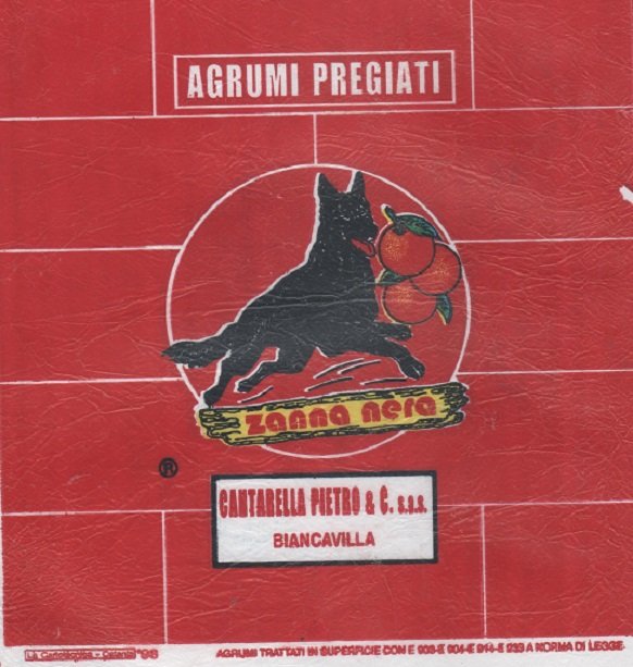 Zanna nera agrumi pregiati cantarella pietro & c biancavilla