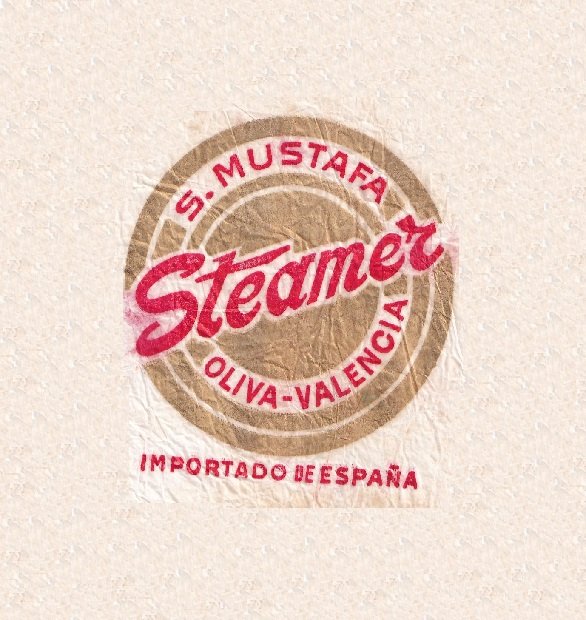 steamer s. mustafa oliva valencia importado de espana