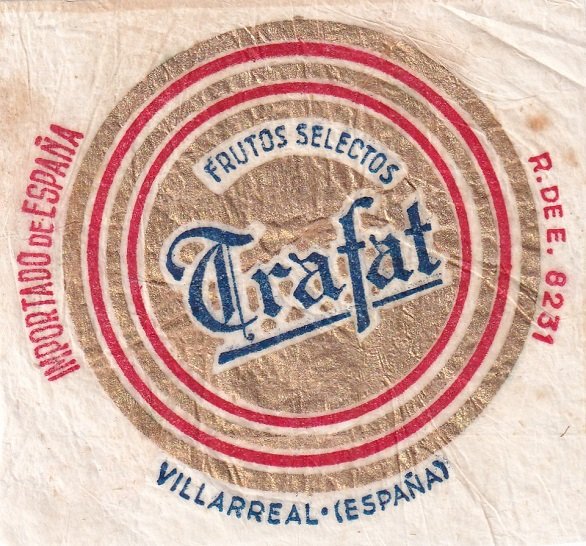 trafat frutos selectos villarreal espana importado de espana r.e. 8231