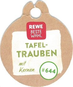 rewe beste wahl tafel trauben mit kernen #644