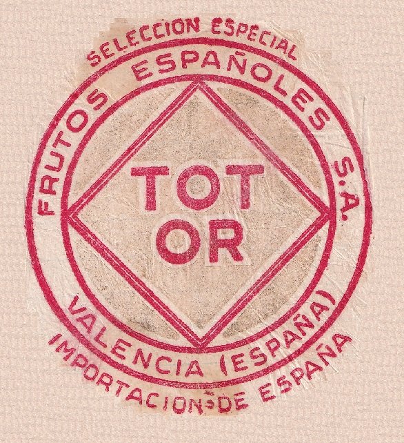 tot or frutos espanoles s.a. valencia espana seleccion especial importacion de espana