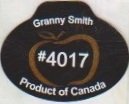 Granny smith #4017 product of canada