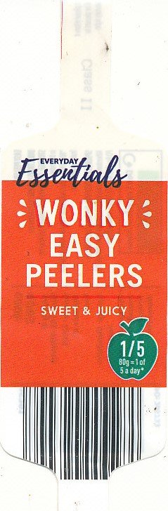 Everyday essentials wonky easy peelers sweet & tangy