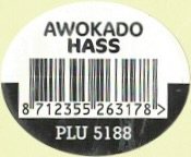 awokado hass 8712355263178 plu 5188