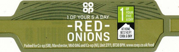coop red onions 1 of your 5 a day