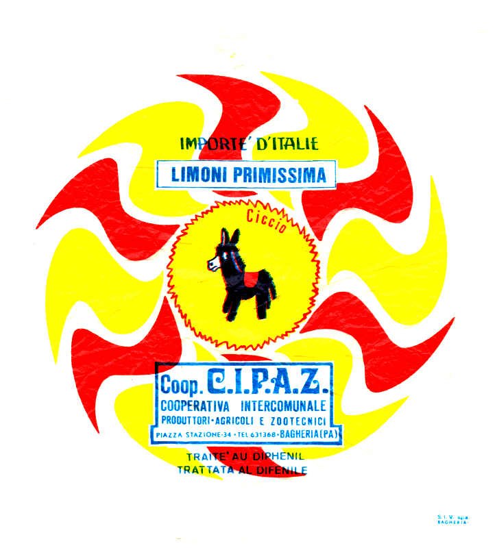 Ciccio coop. c. i. p. a. z. limoni primissima