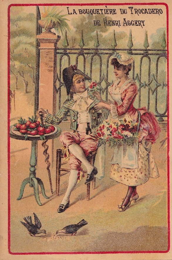 trocadero henri aggeri la bouquetiere